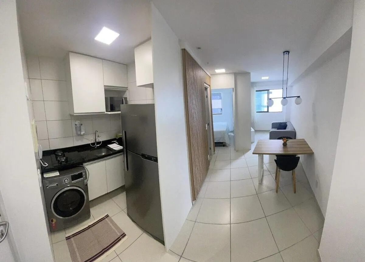 Sm 504 - Excelente Flat Funcional Padrao Beach Class Recife Brazil