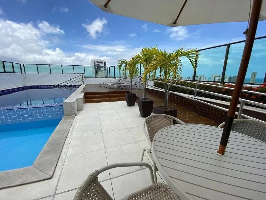 Sm 504 - Excelente Flat Funcional Padrao Beach Class Recife Brazil